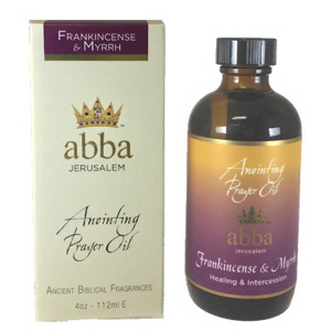 Frankincense & Myrrh Anointing Prayer Oil 4oz - Abba Oils Ltd